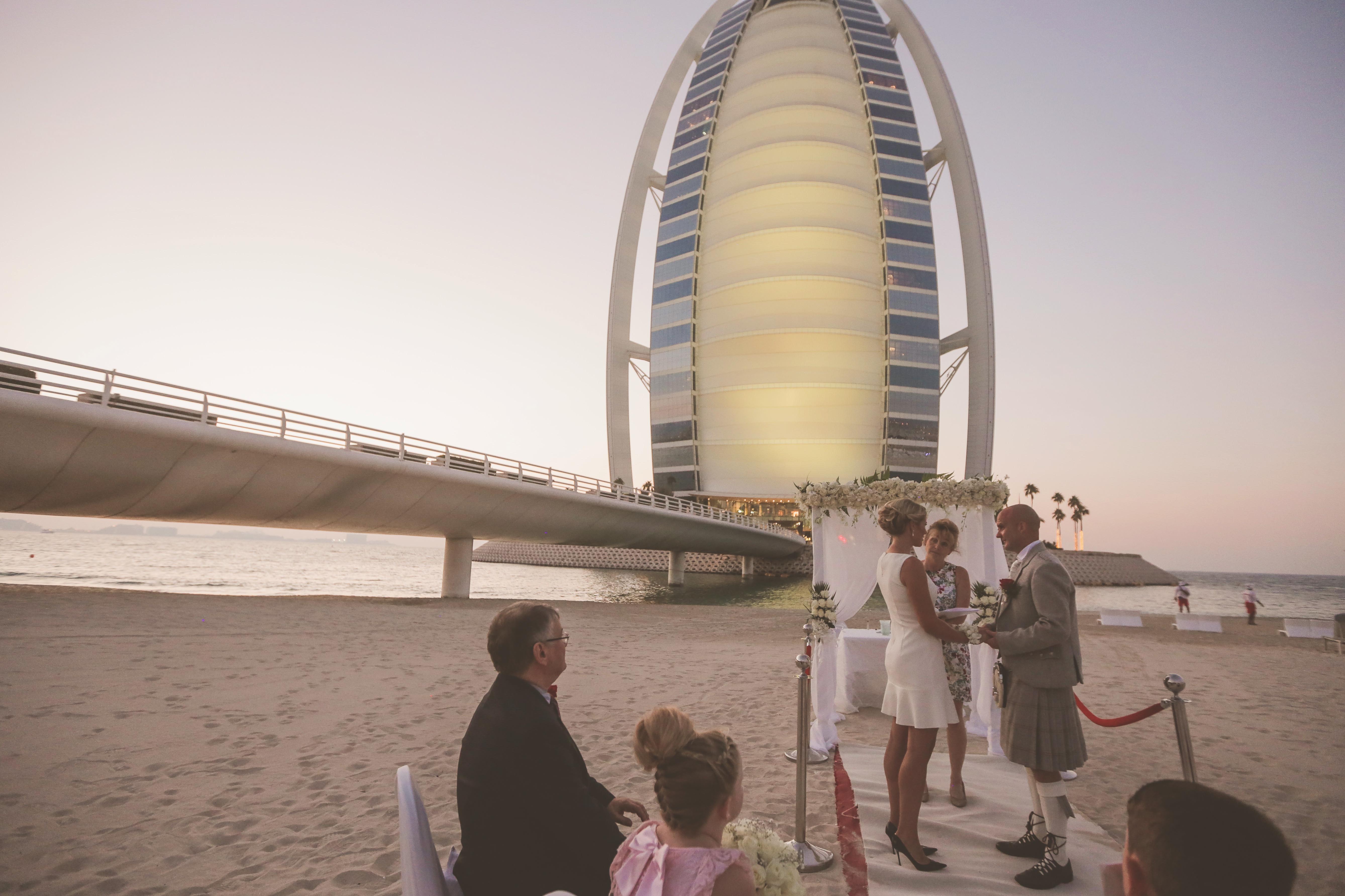 Jumeirah Beach Hotel Wedding Vow Renewal John Karen Dubai