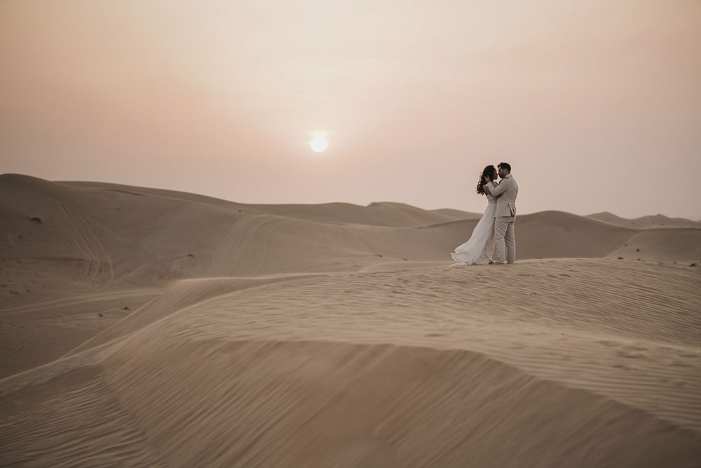 Dubai desert elopement
